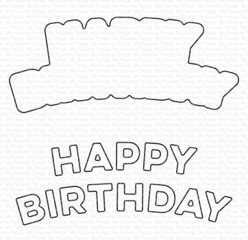 My Favorite Things Die-namics "Arched Happy Birthday" | Stanzschablone | Stanze | Craft Die