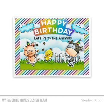 My Favorite Things Die-namics "Arched Happy Birthday" | Stanzschablone | Stanze | Craft Die