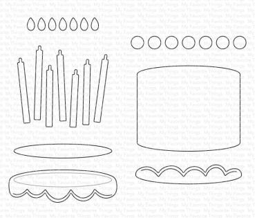 My Favorite Things Die-namics "Celebrate with Cake" | Stanzschablone | Stanze | Craft Die