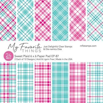 My Favorite Things Sweet Plaid 6x6 Inch Paper Pad