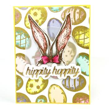 Picket Fence Studios Hoppin' Down the Bunny Trail 4x4 Inch  Die 