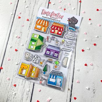 Time For Tea Clear Stamps Designs Sweet Village 