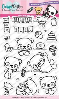 Carlijn Design Baby Panda   Clear Stamps - Stempel 