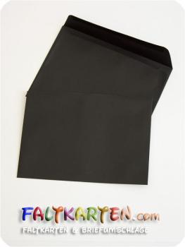 transparente Briefumschläge - Briefhüllen in schwarz, DIN C6, 100g/m², Nassklebung transparente Briefumschläge - Briefhüllen in schwarz, DIN C6, 100g/m², Nassklebung