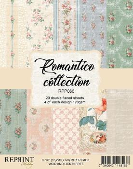 Reprint Romantico Collection - Vintage 6x6 Inch Paper Pack