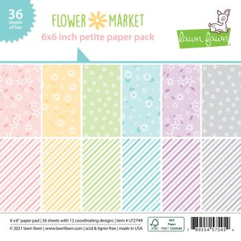 Lawn Fawn 6x6 "Flower Market" Paper Pad