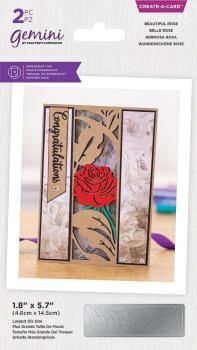 Gemini Beautiful Rose Create-a-Card Dies - Stanze - 