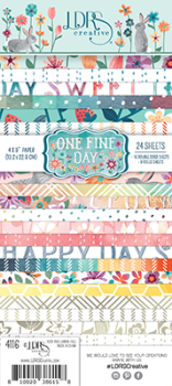 LDRS-Creative  One Fine Day 4x9 Inch Paper Pack (LDRS4116) Paper Pack 4x9