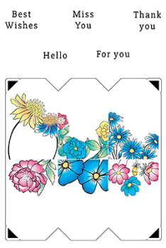 LDRS-Creative Spring Gift Tag Stack 4x6 Inch Clear Stamps