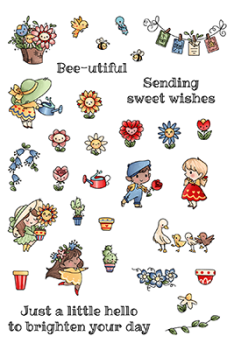 LDRS-Creative Live Garden Pocket Pals 4x6 Inch Clear Stamps