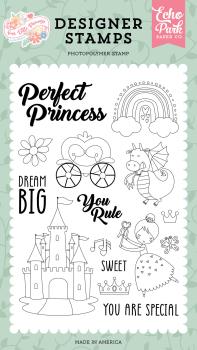 Echo Park Stempelset "Perfect Princess" Clear Stamp
