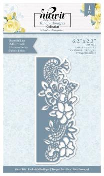 Crafters Companion -Kindly Thoughts Metal Die Beautiful Lace - Stanze
