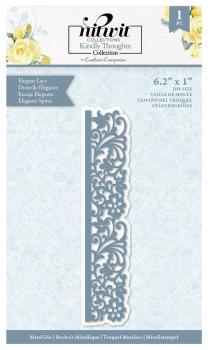 Crafters Companion - Kindly Thoughts Metal Die Elegant Lace - Stanze