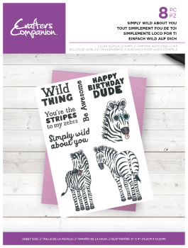 Crafters Companion - Simply Wild About You - Clear Stamps