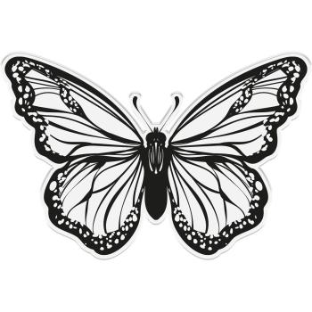 Crafters Companion -Vintage Butterflies Monarch - Stanze & Stempel