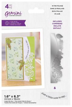 Gemini In The Foliage Stamp & Die  - Stempel & Stanze 