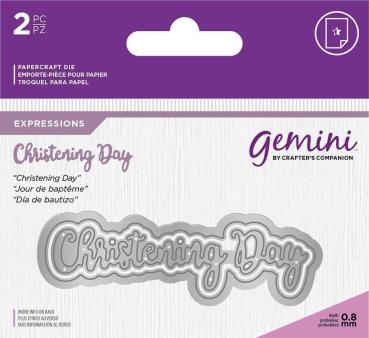 Gemini Christening Day Expressions Dies - Stanze - 