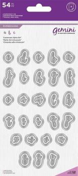 Gemini Lowercase Alphabet Set Expressions Dies  - Stanze - 