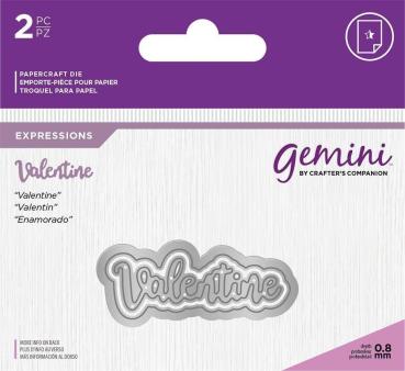 Gemini Valentine Expressions Dies  - Stanze - 