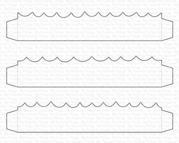 My Favorite Things Die-namics "Mini Slimline Outside the Box Waves" | Stanzschablone | Stanze | Craft Die