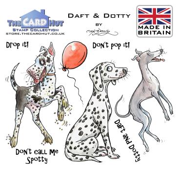 The Card Hut In The Doghouse: Daft & Dotty Clear Stamps Stempelset 