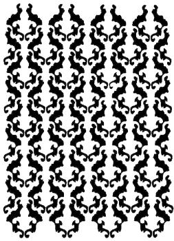 IndigoBlu "Rococo" Stencil - Schablone