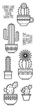 Woodware Succulents  Clear Stamps - Stempel 