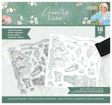 Crafters Companion - Country Lane - Idyllic Meadow - Clear Stamps