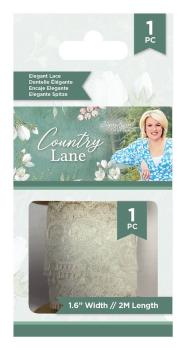 Crafters Companion -Country Lane Elegant Lace 1,6 Inch - Bänder