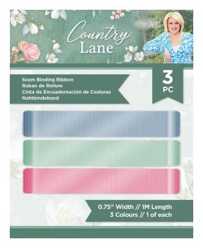 Crafters Companion - Bänder "Country Lane" Seam Binding Ribbon