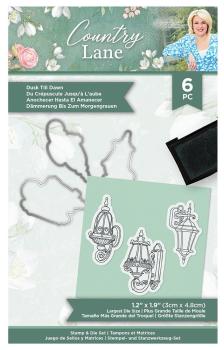 Crafters Companion -Country Lane - Dusk Till Dawn - Stanze & Stempel