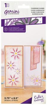 Gemini Flourishing Flowers Cut and Emboss Folder - Schneide- und Prägeschablone - 