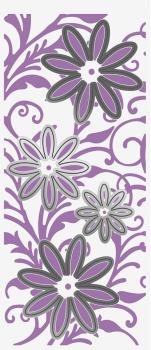 Gemini Flourishing Flowers Cut and Emboss Folder - Schneide- und Prägeschablone - 