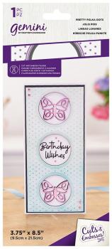 Gemini Pretty Polka Dots Cut and Emboss Folder - Schneide- und Prägeschablone - 