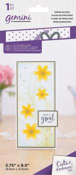 Gemini Spring Blooms Cut and Emboss Folder - Schneide- und Prägeschablone - 