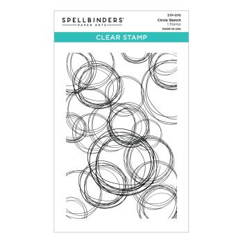 Spellbinders Stempelset "Circle Sketch"