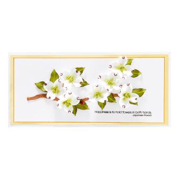 Spellbinders Die "Dogwood" Stanzschablone