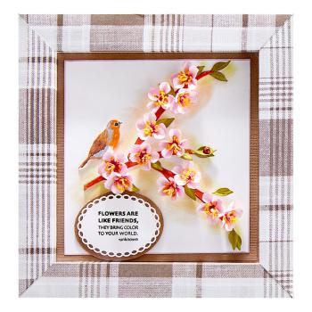 Spellbinders Die "Peach Blossom " Stanzschablone