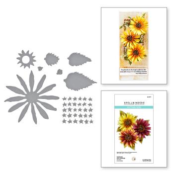 Spellbinders Die "Sunflower and Ladybugs " Stanzschablone