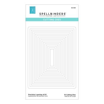 Spellbinders Die "Precision Layering A2 B " Stanzschablone