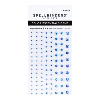 Spellbinders "Sapphire Aurora Borealis Color" Essentials Gems - Schmucksteine