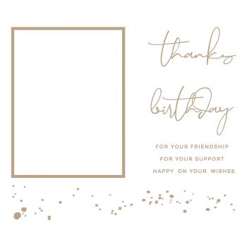 Spellbinders Hot Foil Splatter Sentiments Glimmer Hot Foil Plate