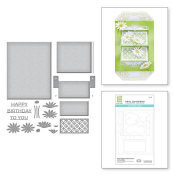 Spellbinders Die "Daisy Delight Garden Shutters A2 Card Base " Stanzschablone