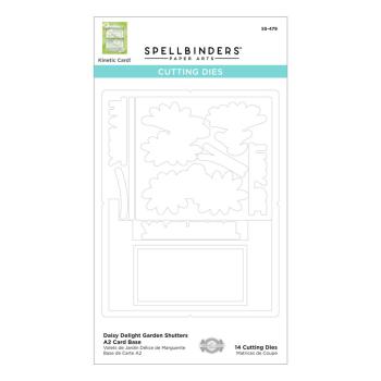 Spellbinders Die "Daisy Delight Garden Shutters A2 Card Base " Stanzschablone