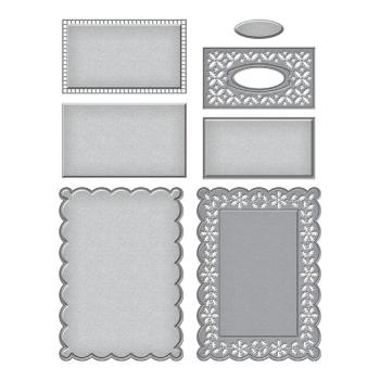 Spellbinders Die "Eyelet Lace Frame Etched" Stanzschablone