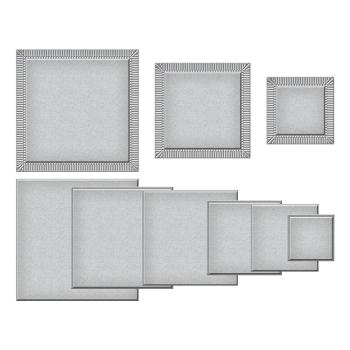 Spellbinders Die "Fluted Classics Squares Etched" Stanzschablone
