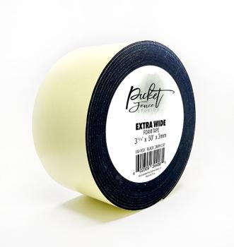 Picket Fence Studios Extra Wide Foam Tape Roll Black 3mm 15,2m