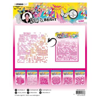 Studio Light - Schablone -  Bold - Bright mask stencil Pacman
