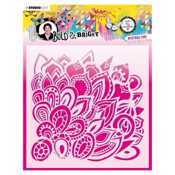Studio Light - Schablone -  Bold - Bright mask stencil Mystical fire