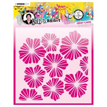 Studio Light - Schablone - Bold - Bright mask stencil Vibrant flowers